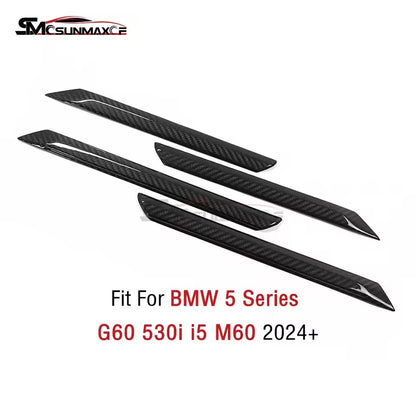 BMW 5 Series G60 G68 i5 M60 Carbon Fiber Door Panel Trim (2024)