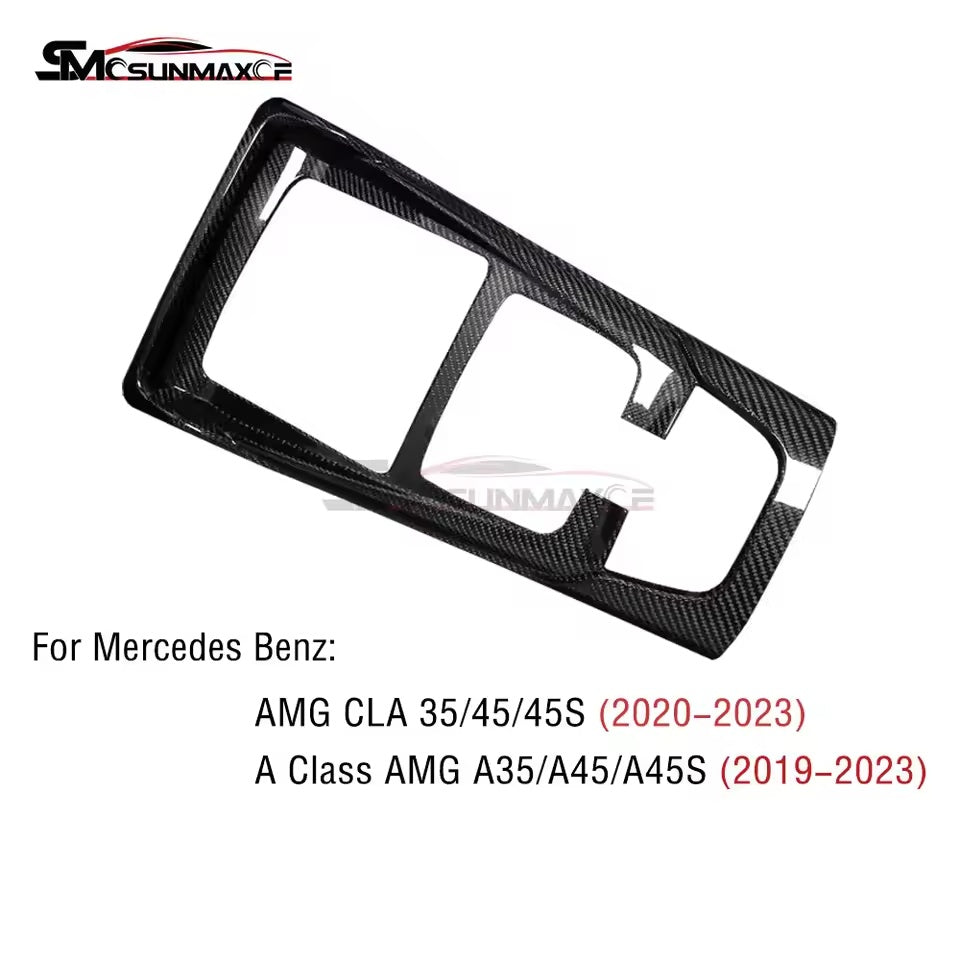 Mercedes-Benz AMG A35 A45 A45S W177 CLA200 CLA250 Carbon Fiber Gear Shift Trim