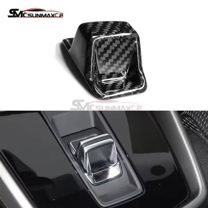 Audi A3 8Y S3 RS3 Carbon Fiber Gear Shift Knob Panel Cover (2021-2024)
