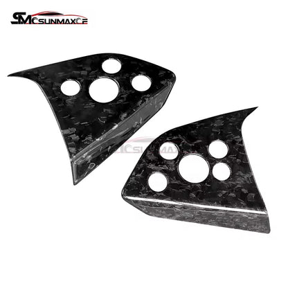 Tesla Model 3 Highland 2024 Real Carbon Fiber Steering Wheel Trim Cover