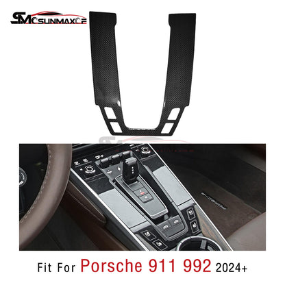 Porsche 911 992 Carbon Fiber Shift Panel Sticker (2019-2024)