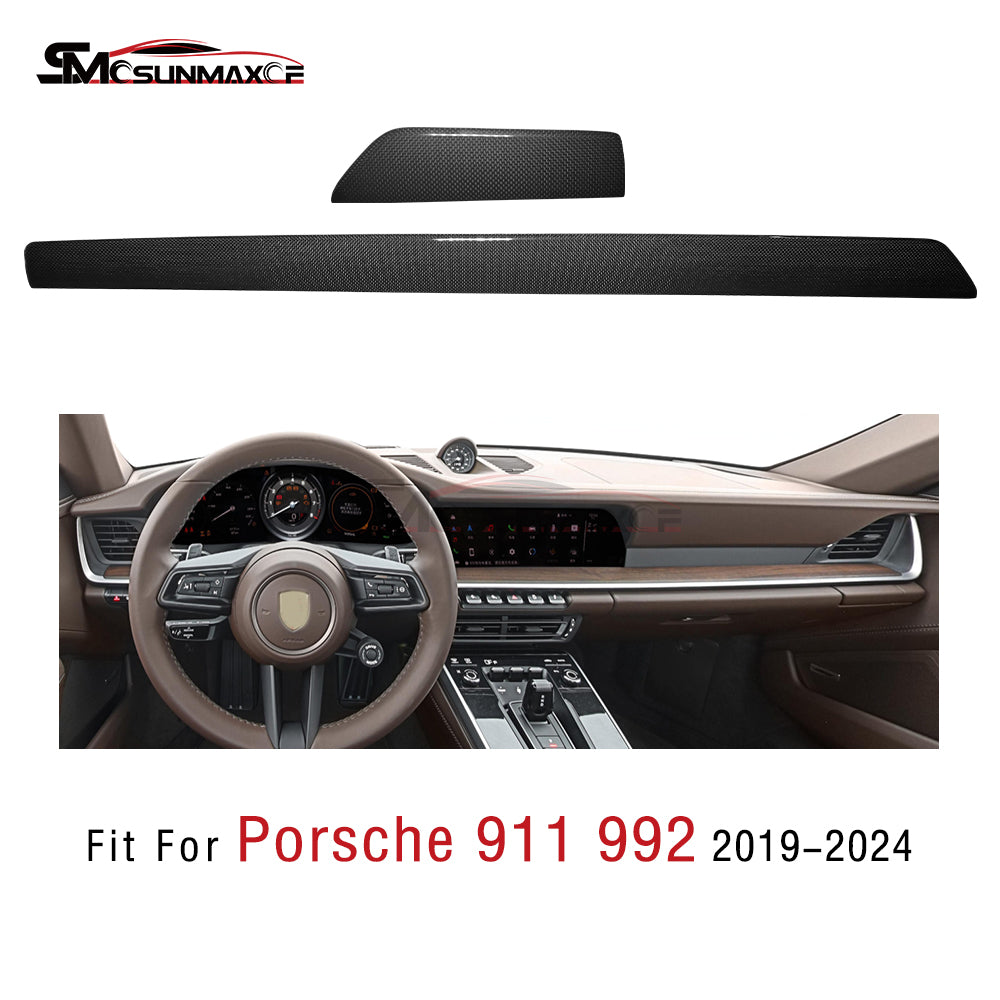 Porsche 911 992 Carbon Fiber Dashboard Trim (2019-2024)