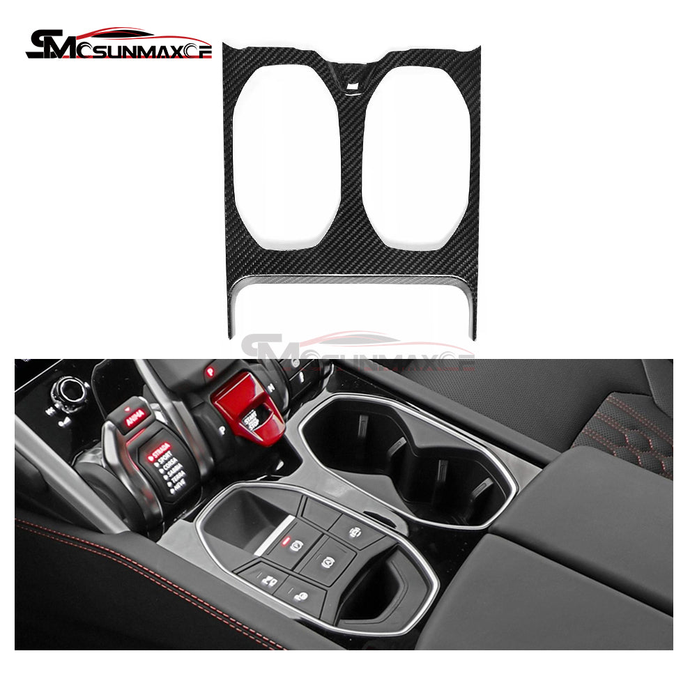 Lamborghini Urus Carbon Fiber Cup Holder Frame Cover (2018-2025)