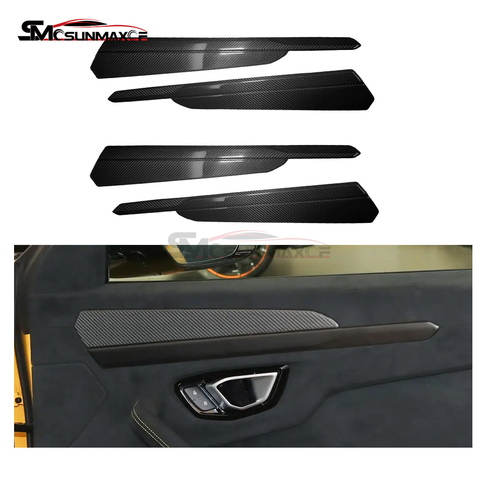 Lamborghini Urus Carbon Fiber Door Panel Trim Covers (2018-2025)