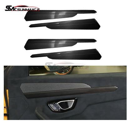 Lamborghini Urus Carbon Fiber Door Panel Trim Covers (2018-2025)