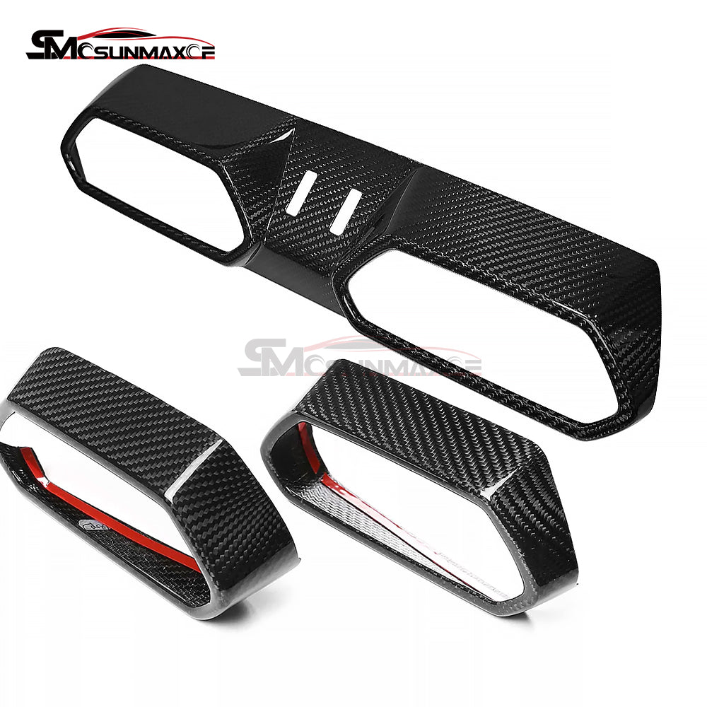 Lamborghini Urus Carbon Fiber Dashboard Air Vent Panel Cover (2018-2025)