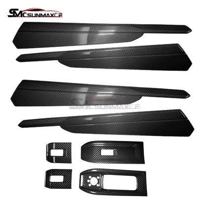 Lamborghini Urus Carbon Fiber Door Trim & Window Switch Covers (2018-2025)