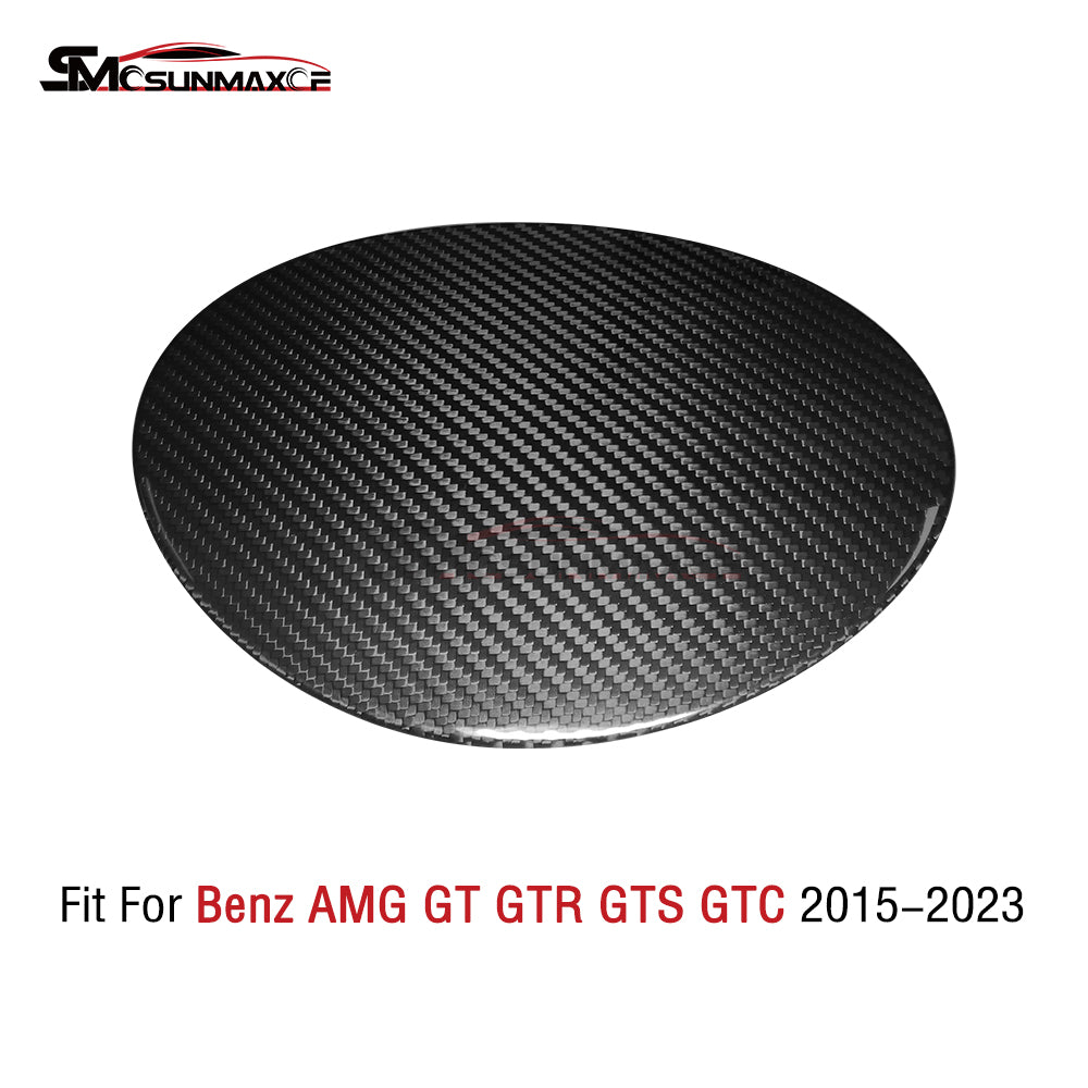 Carbon Fiber Fuel Tank Cap Protection Cover for Mercedes AMG GT/GTS/GTR (2015-2023)