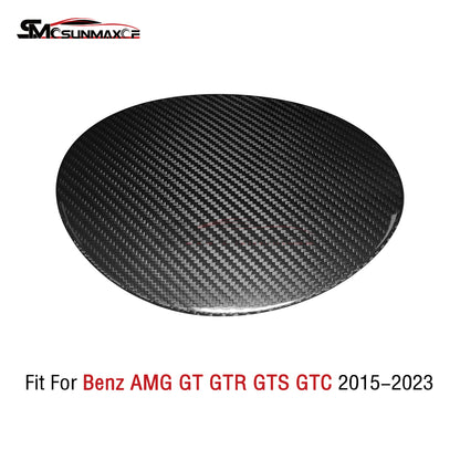 Carbon Fiber Fuel Tank Cap Protection Cover for Mercedes AMG GT/GTS/GTR (2015-2023)