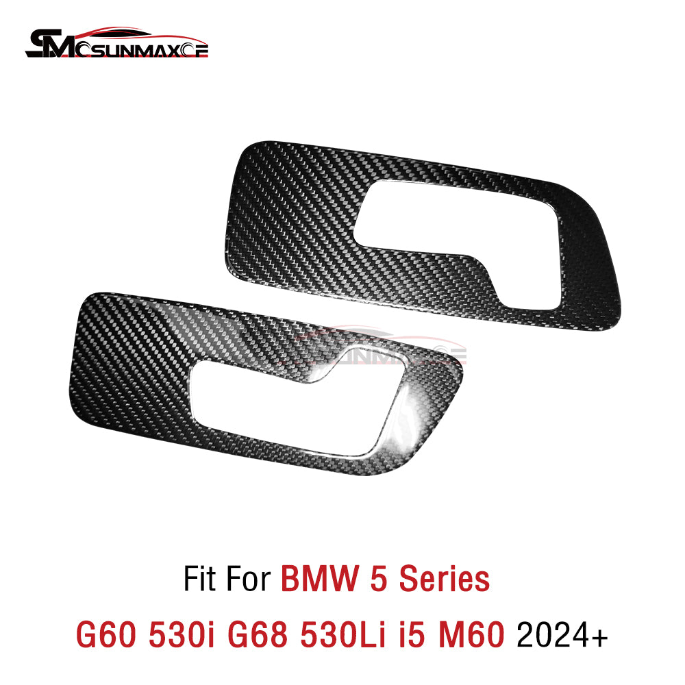 BMW 5 Series G60 Carbon Fiber Front Seat Adjustment Switch Trim (2024)